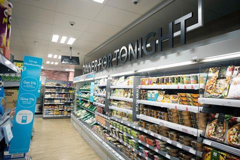 The Co-op says the store stocks "extended ranges" that cater to vegetarians and vegans.